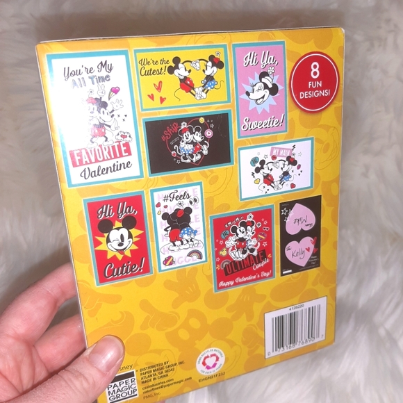 Mickey Mouse 32 Valentine Cards Kit NWT - Picture 5 of 5